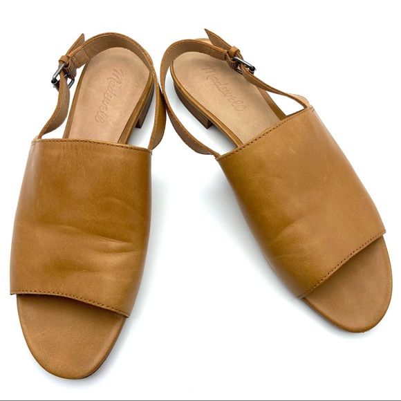 Madewell Shoes - Madewell Noelle Slingback Leather Sandals Size 9